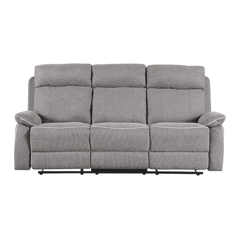 Set Sofa Berbaring Manual Pencocokan Kain 2 Potong
