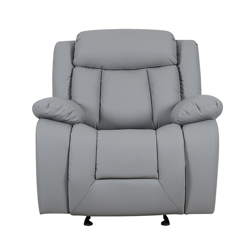 Kursi Rocker Glider Kulit imitasi manual